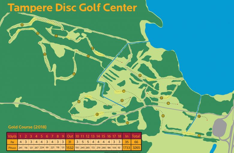 tampere_disc_golf_center_gold_course_map