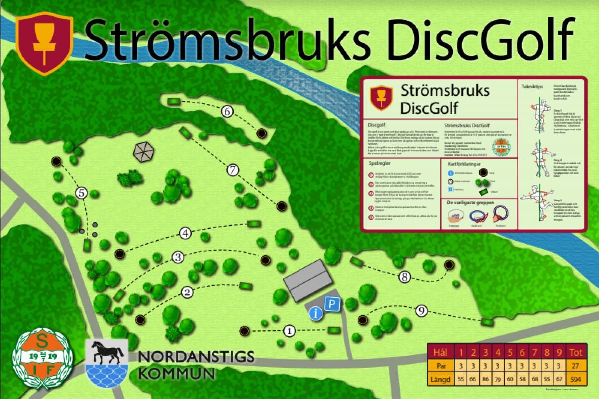 Strömsbruks Discgolfbana