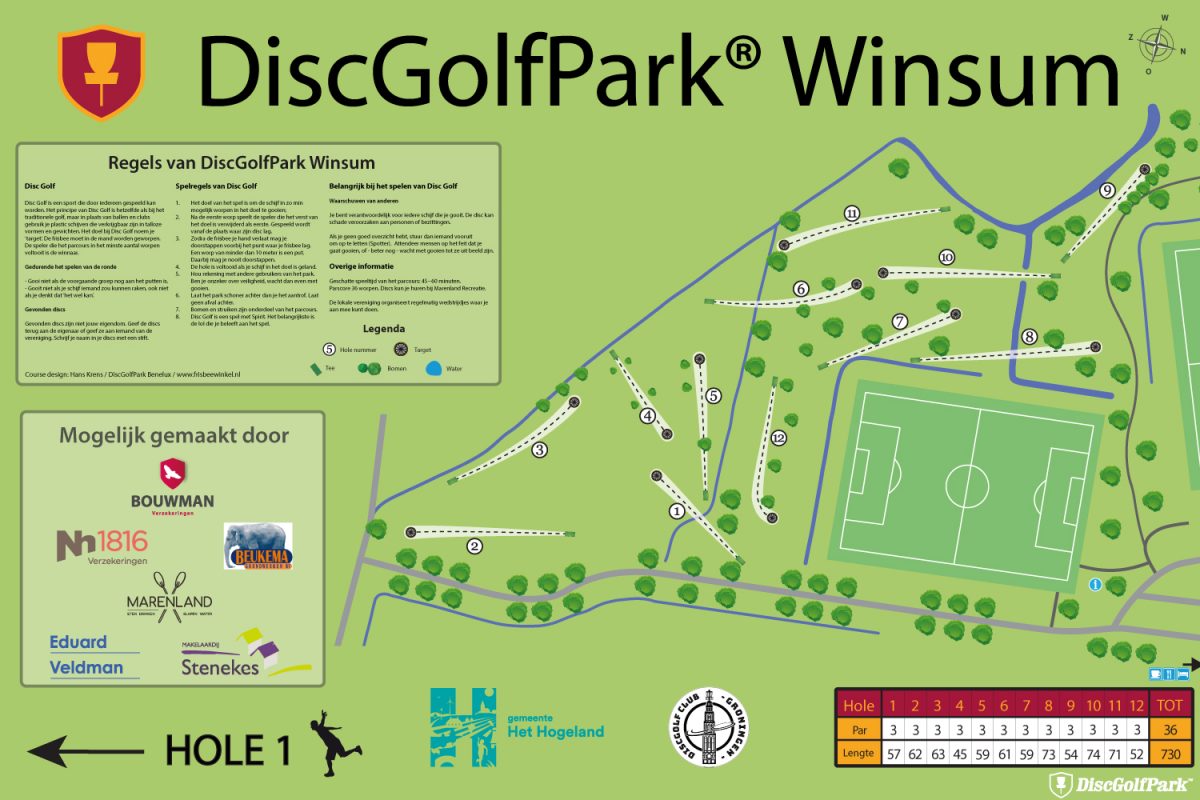 DiscGolfPark Winsum