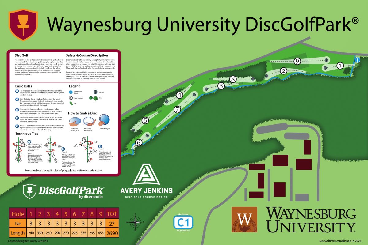 Waynesburg University DiscGolfPark